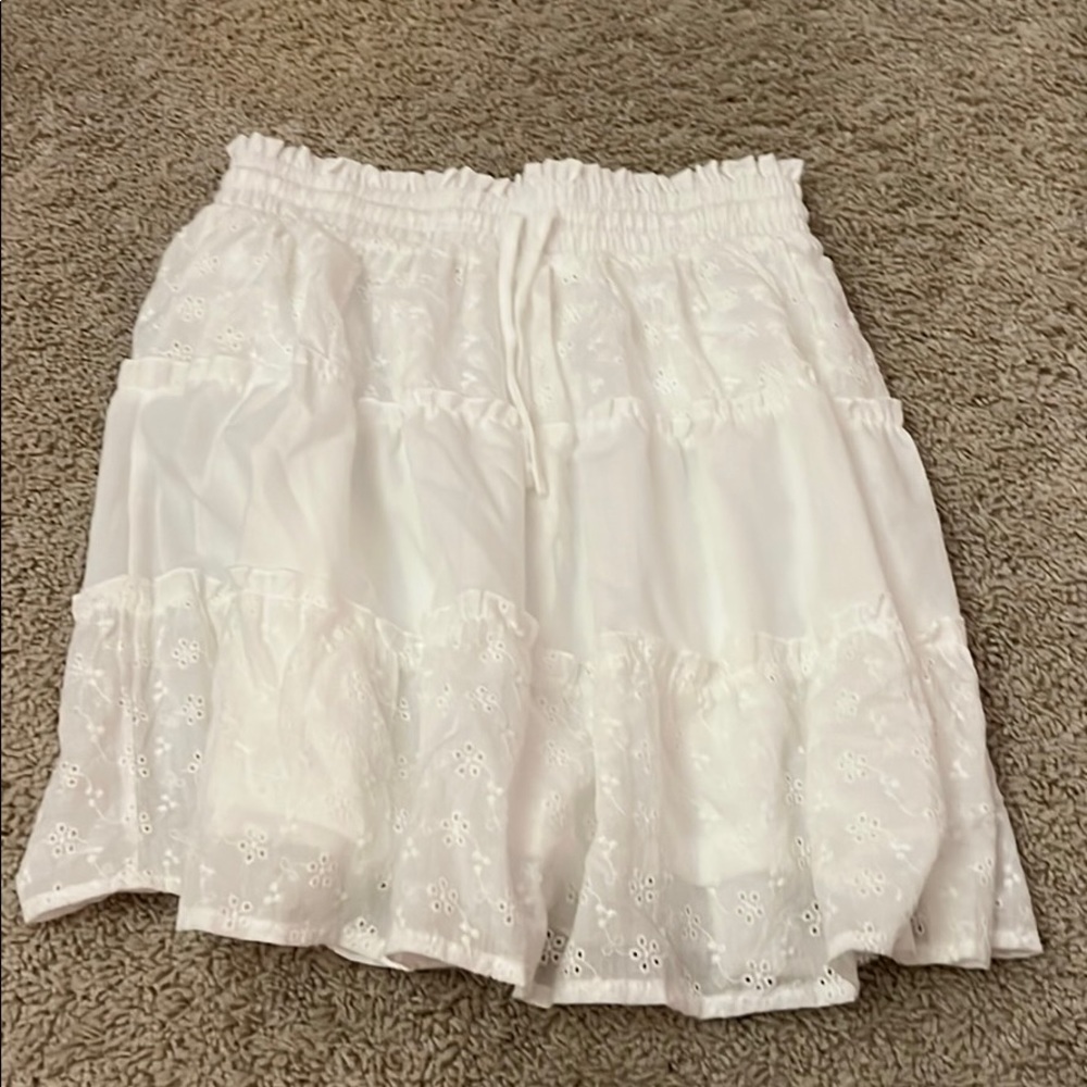 White skirt